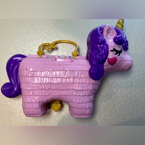 Mattel | Polly Pocket Unicorn Party Playset. - Picture 1 of 16